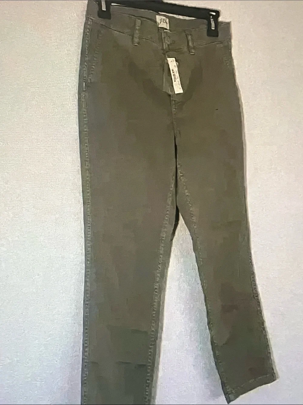 J. Crew Gray High-Rise Straight Pants